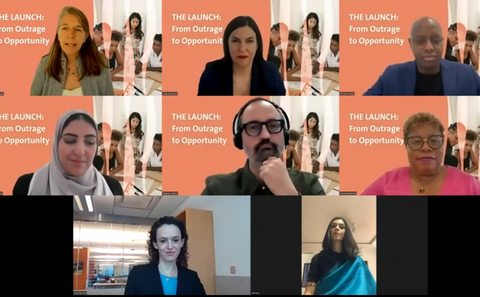 From Outrage to Opportunity: launch event